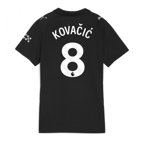 Manchester City Mateo Kovacic #8 Dámské Venkovní Dres 2025-26 Krátký Rukáv Manchester City Mateo Kovacic #8 Dámské Venkovní Dres 2025-26 Krátký Rukáv